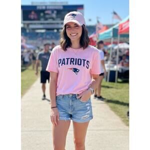 Reebok New England Patriots NFL Hat Cap Pink OS Cotton Boston Headwear Fan Gear